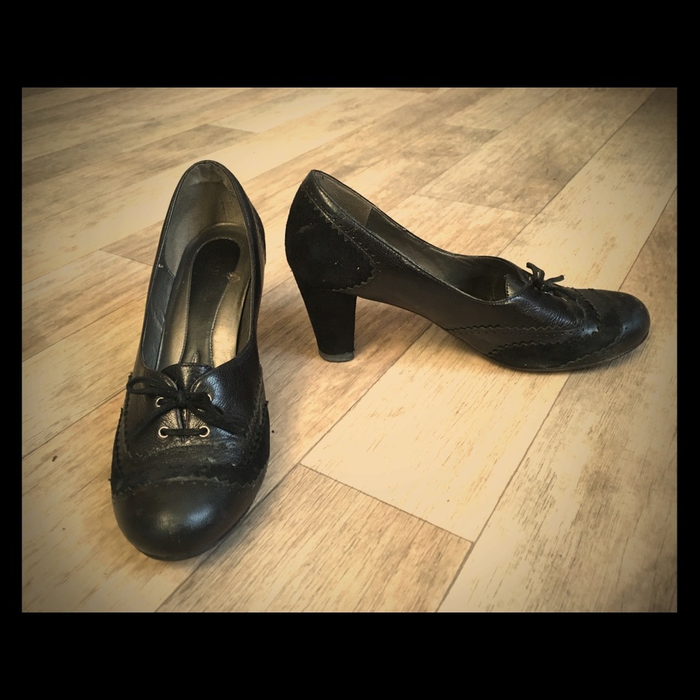 Vintage real leather shoes